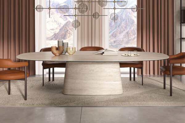 MESA DISEÑO MARMOL TRAVERTINO 47 - 580