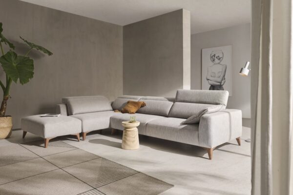 SOFA TERMINAL CON POUF