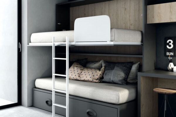 CAMA ABATIBLE CON COMPACTO INFERIOR - 957