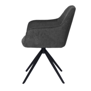 SILLA MALIA CON BRAZOS Y BASE GIRATORIA