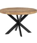 MESA COMEDOR REDONDA MADERA MANGO