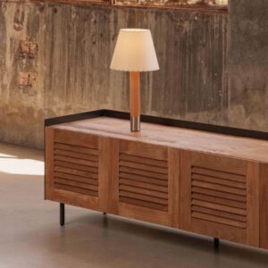 MUEBLE TV MALLORQUINA TECA MACIZA