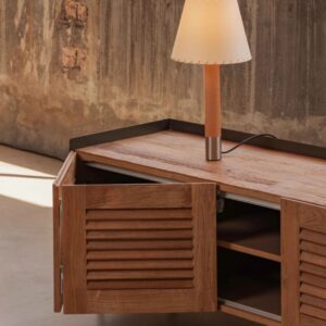 MUEBLE TV MALLORQUINA TECA MACIZA