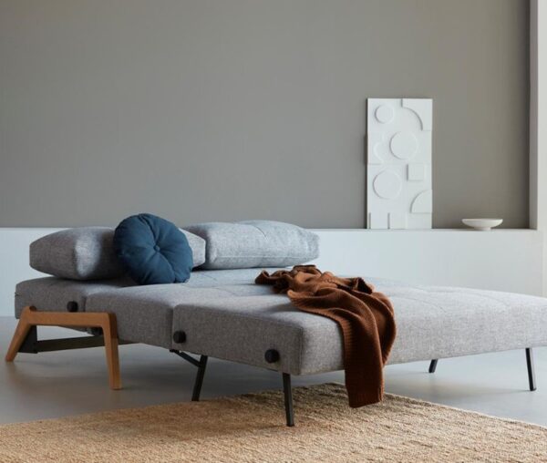 SOFA CAMA CUBED PATAS MADERA ROBLE - Imagen 5