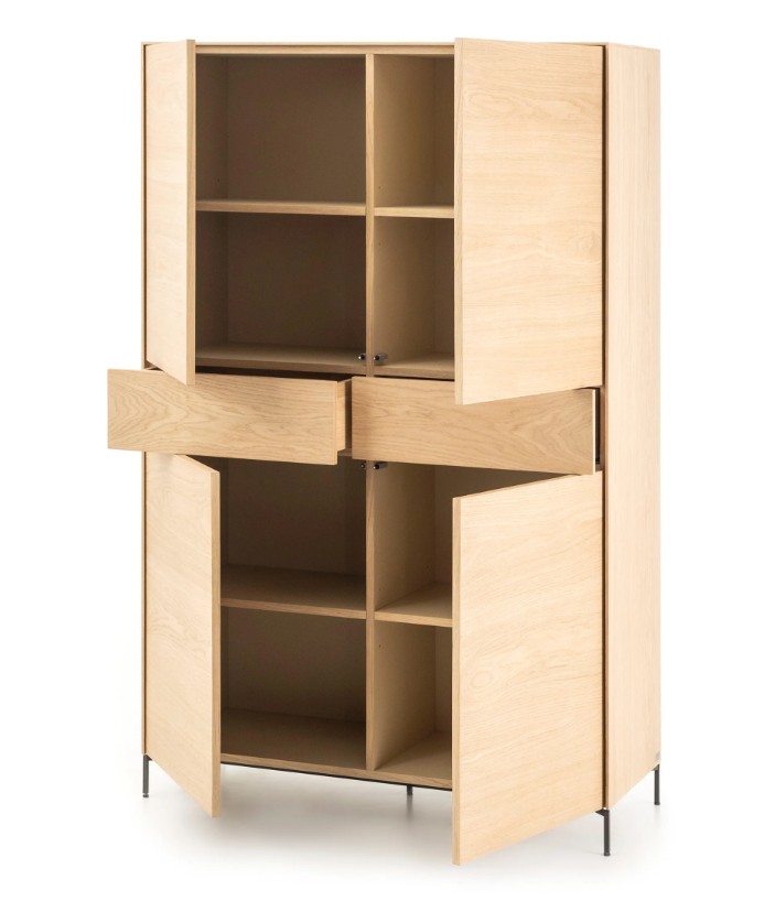 APARADOR ALTO NEW VIOK MADERA DE ROBLE - Imagen 3