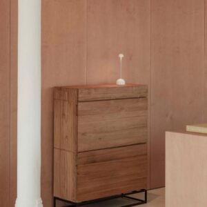 ZAPATERO DE MADERA DE TECA