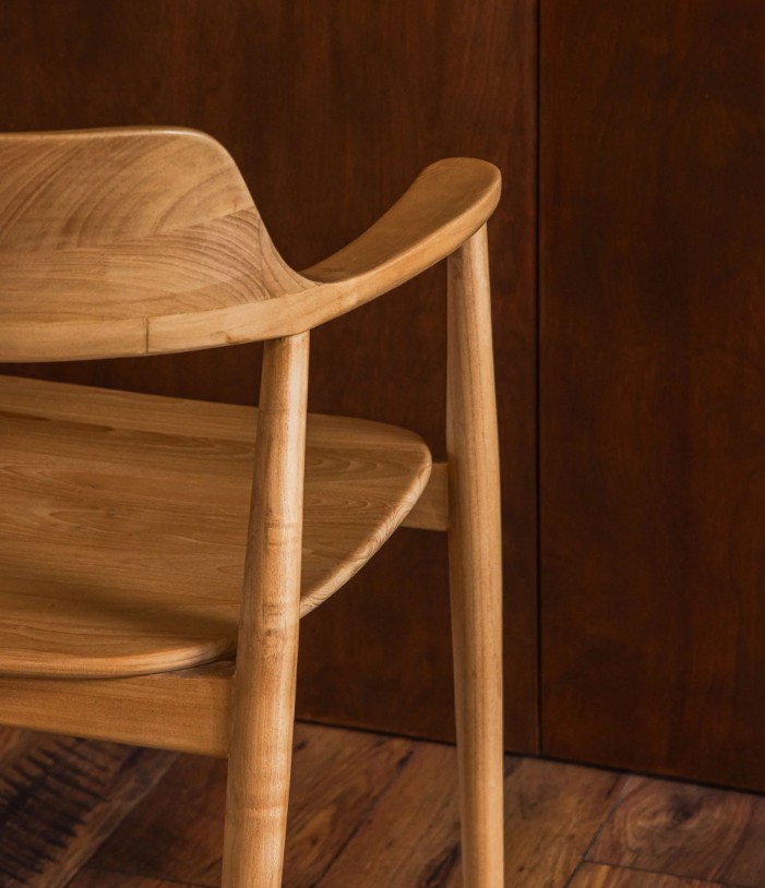 SILLA HIRO MADERA DE SUNGKAI - Imagen 2