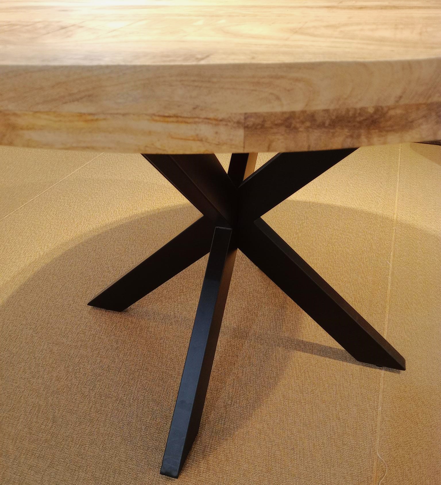 MESA MADERA MACIZA ROUND - Imagen 4