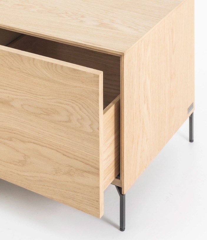 MUEBLE T.V NEW VIOK MADERA DE ROBLE - Imagen 4