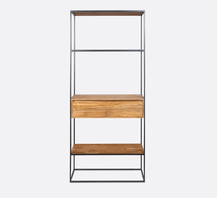 ESTANTERIA ONETWO METAL MADERA DE TECA - Imagen 5