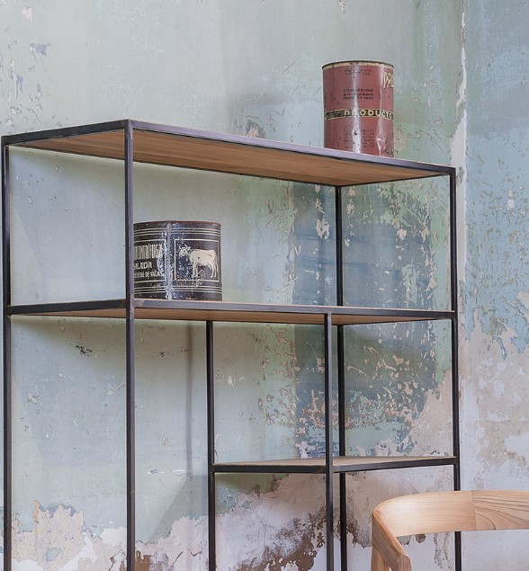 ESTANTERIA ONETWO METAL MADERA DE TECA - Imagen 3