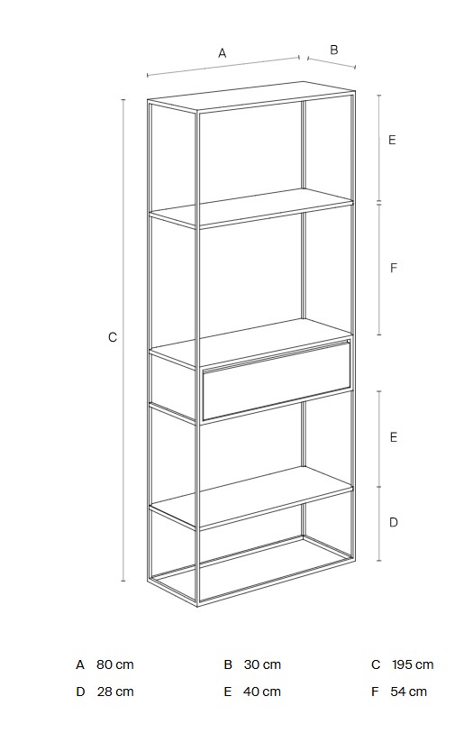 ESTANTERIA ONETWO METAL MADERA DE TECA - Imagen 2