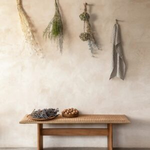 BANCO UBUD DE MADERA DE TECA Y CUERDA