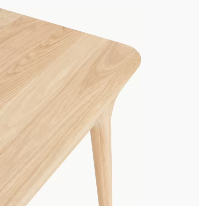 MESA DE COMEDOR FAWN ROBLE MACIZO - Imagen 3