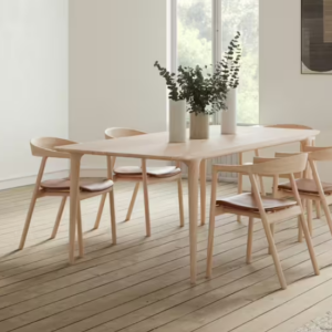 MESA DE COMEDOR FAWN ROBLE MACIZO