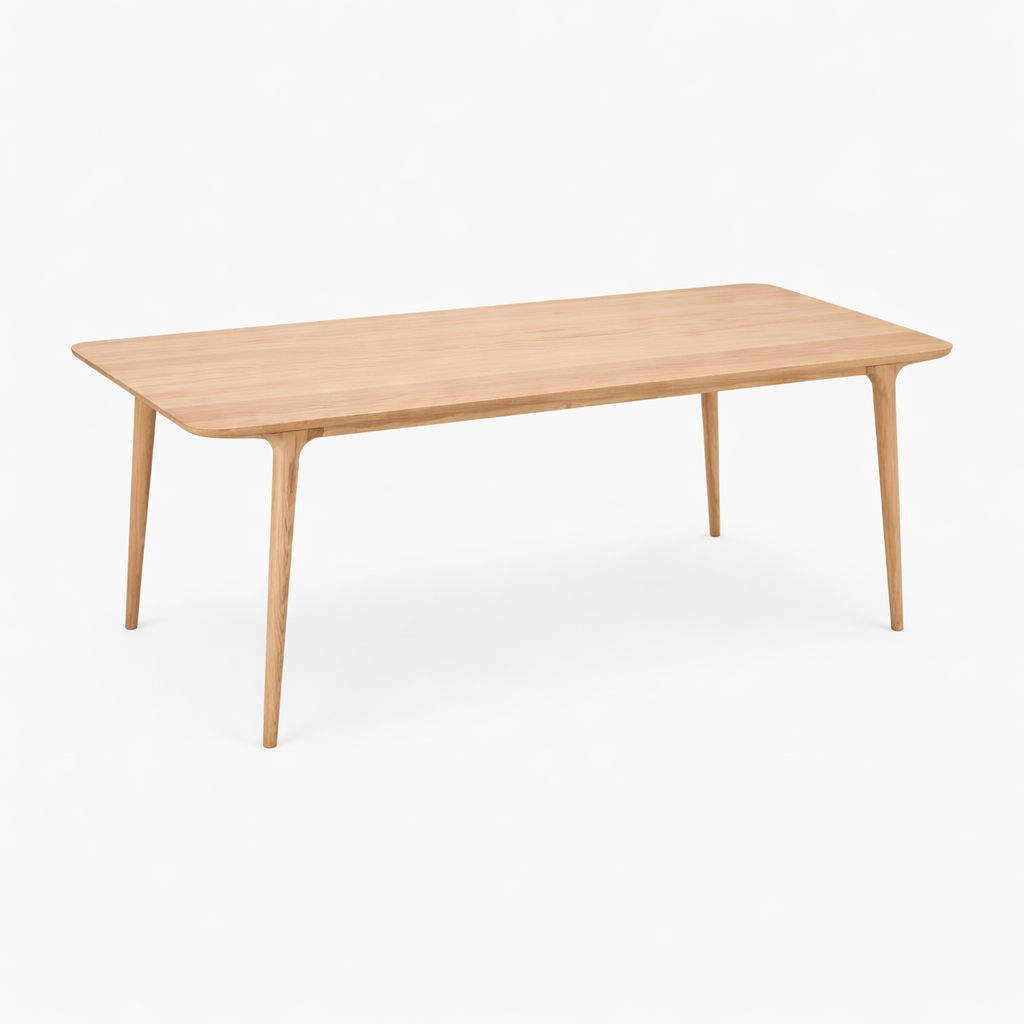 MESA DE COMEDOR FAWN ROBLE MACIZO