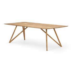 MESA SPIDER TECA MACIZA