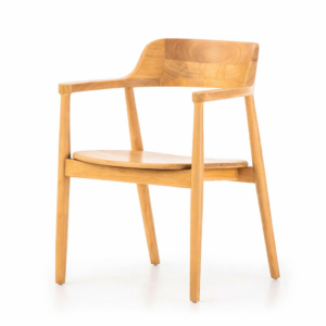 SILLA CON REPOSABRAZOS HIRO MADERA SUNGKAI MACIZO