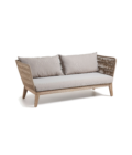 SOFA DE EXTERIOR BELL MADERA MACIZA DE EUCALIPTO Y CUERDA