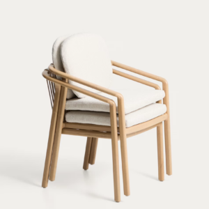 PRECIO ESPECIAL SET DE MESA MIRTIA Ø148 cm Y 6 SILLAS SIRTIE