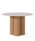 MESA FIJA TRACY 120 TRAVERTINO ROBLE