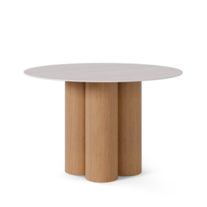 MESA FIJA TRACY 120 TRAVERTINO ROBLE