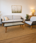 CONJUNTO EXTERIOR ORSINI, SOFA 3 PLAZAS + SILLON + MESA DE CENTRO