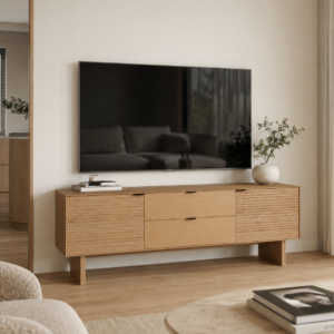 MUEBLE T.V TULSA PATAS DE MADERA